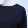 4 Muslim Women Sets Clothing Breathable Solid Color Long Sleeve Two Piece Set