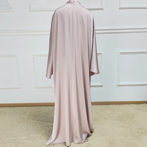 4 Hot sale manufacturer casual khaliji abaya summer open casual hijab and abaya