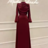 5 Womens Muslim Sleeve Long Maxi Dress