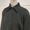 Modest Black Elegant Women 2 pcs Islamic Clothing Set