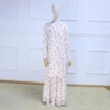 Pure Silk Co-ord set for Ladies Wear with Small Flowers