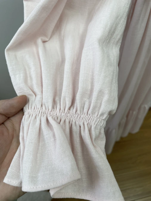 5 Extra Long Sleeve Rib Knit Boat Neck Knit Ladies' Dresses