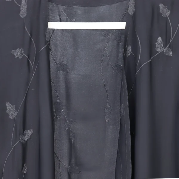 Factory New Developed Polyester Floral Jacquard Fabric for Fashion Abaya