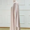 5 Hot sale manufacturer casual khaliji abaya summer open casual hijab and abaya