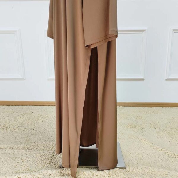 5 New Custom Made Style Satin Splicing Modest Maxi Dress for Muslim Women