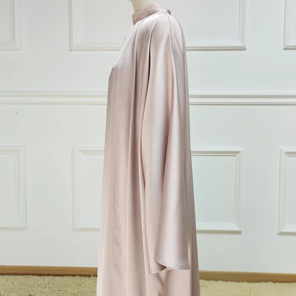 5 Hot sale manufacturer casual khaliji abaya summer open casual hijab and abaya