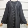 5 Elegant Modest Embroidered Dubais et for women Maxi Dress