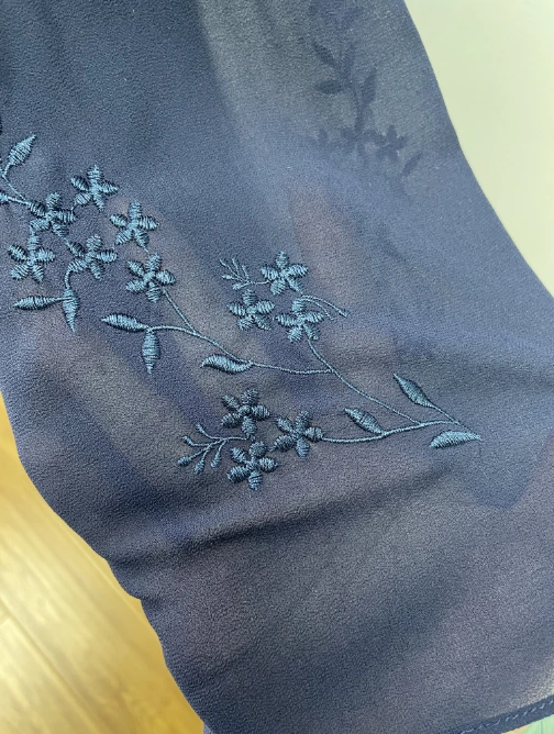 5 New custom Style embroidery Muslim women modest Maxi Dress