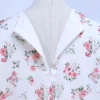 Pure Silk Co-ord set for Ladies Wear with Small Flowers