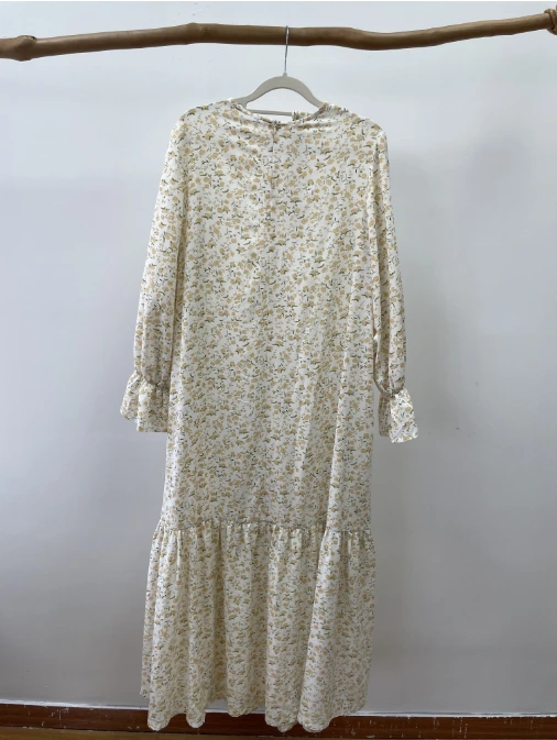 6 New Style printed Muslim women modest Maxi Dress