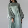 6 2024 2 Pieacs Open Abaya Dress For Beautiful Women
