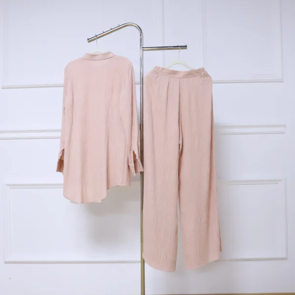 6 Latest Solid Color Cotton Linen 2pcs Modest Set Malaysia Set Fashion Abaya