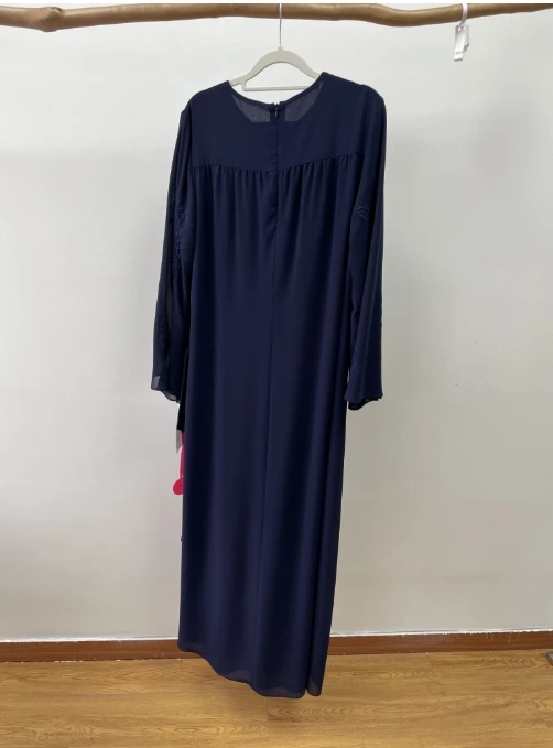 6 New custom Style embroidery Muslim women modest Maxi Dress