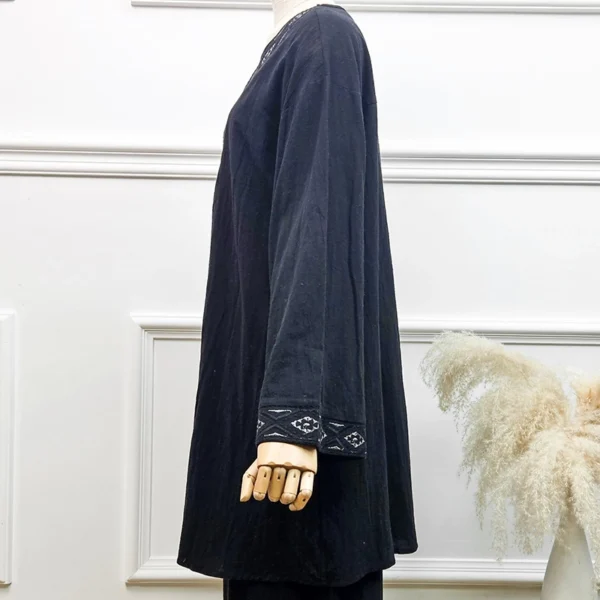 6 Elegant Modest Embroidered Dubais et for women Maxi Dress