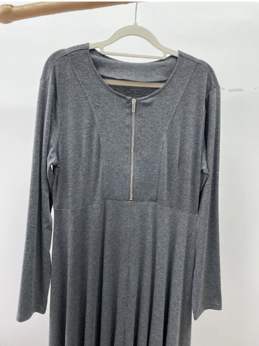 6 New Muslim women modest knitwear Maxi Dress