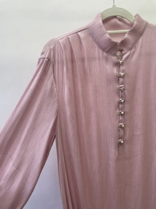 6 Custom Extra Long Sleeve Knit Maxi Dress for Muslim Women