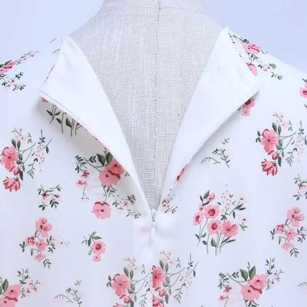 Pure Silk Co-ord set for Ladies Wear with Small Flowers