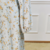 86.6 Summer Printed Flowers Dubai Abaya Chiffon Floral Dress