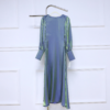 87.1 Newest Full Cover Long Sleeve Satin Maxi Dress – Islamic Modest Wear for Muslim Women
