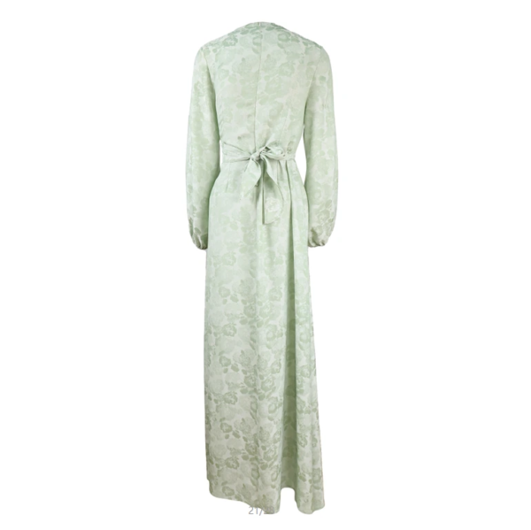88.6 Printed Patchwork Maxi Dress – Spring Season Modest Wear for Muslim Women