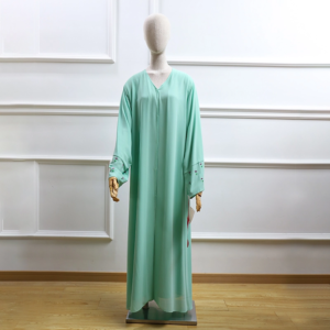 New Style chiffon patchwork Spring and Autumn Season Muslim Women Maxi Dress