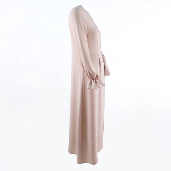 89.2 Girdling Style Abaya – Spring & Autumn Modest Dress for Muslim Women
