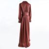 90.2 Satin Muslim Women's Dress – Spring & Autumn Season Modest Wear