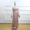 a7c0e51d-38b2-4c84-a2bc-ecf2892634d9 Dubai Elegent Modest Robe with Sequin Tassel Muslim Women Satin Abaya with Diamond