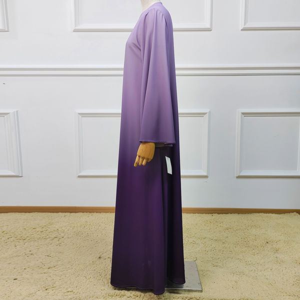 a7e51a9c-8c46-4cb9-866b-355a33ec854b Ombre EID Fashion Modest Embroidery EID Cardigan Robe Muslim Abaya