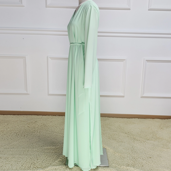 bc3393e7-d2f1-4ccf-95ec-e36d84ae3511 Custom A tie Islamic Clothing Modest Dubai Abaya for Muslim Women