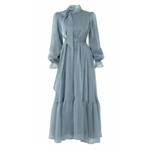 Ramadan New Muslim Abaya – Long Sleeve Modest Maxi Dress