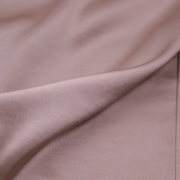 d7a81cc9-7ea7-4c61-8ee0-88aff5287401 Satin Pink Abaya with Feather Hem – Modest Maxi Dress for Muslim Women