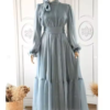 Ramadan New Muslim Abaya – Long Sleeve Modest Maxi Dress
