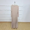 jpg100-t3-scale1003 Dubai Turkey With Bottom Ruffle Long Maxi Dress Ladies Abaya