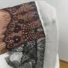 CUF836~1 Custom Elegant Lace Embroidery Modal Hijab Breathable Woven Light Weight Shawl