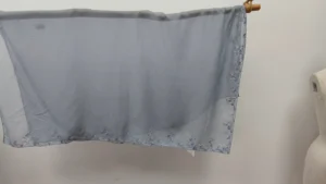 Custom Flower Lace Hijab Embroidery Jersey Chiffon Modal Scarf Custom Material