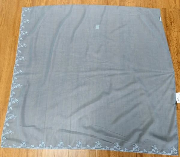 CUSTOM~2 Custom Flower Lace Hijab Embroidery Jersey Chiffon Modal Scarf Custom Material