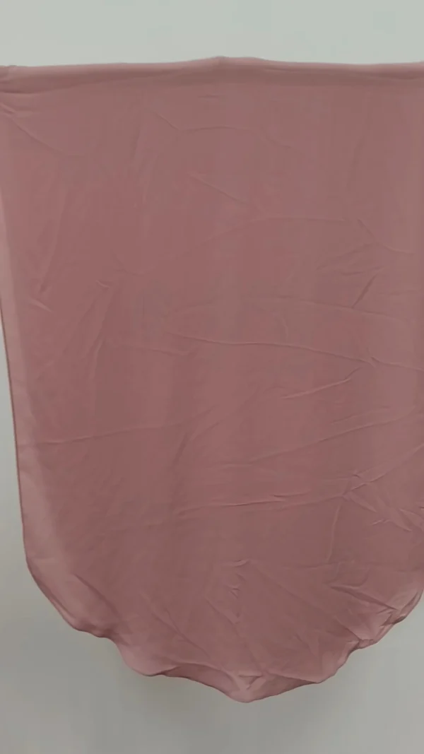 Luxury Opaque Chiffon Hijab Smooth Draping Non-See-Through Muslim Hijab for Daily & Occasion