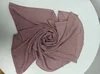 Luxury Opaque Chiffon Hijab Smooth Draping Non-See-Through Muslim Hijab for Daily & Occasion
