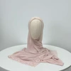Popular Embroidery style Chiffon Hijab Embroidery Lace Scarf Breathable Scarf